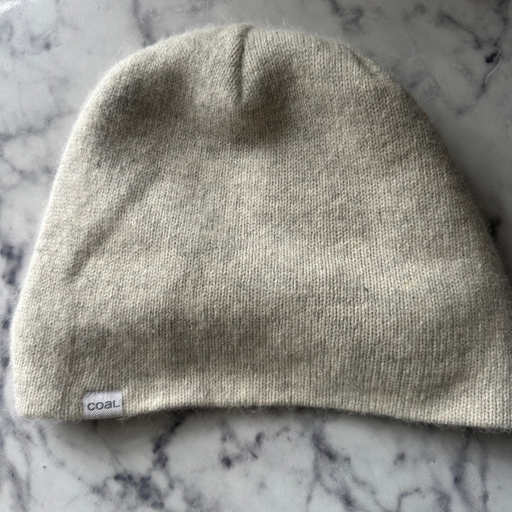 Coal Women's Cream Beanie